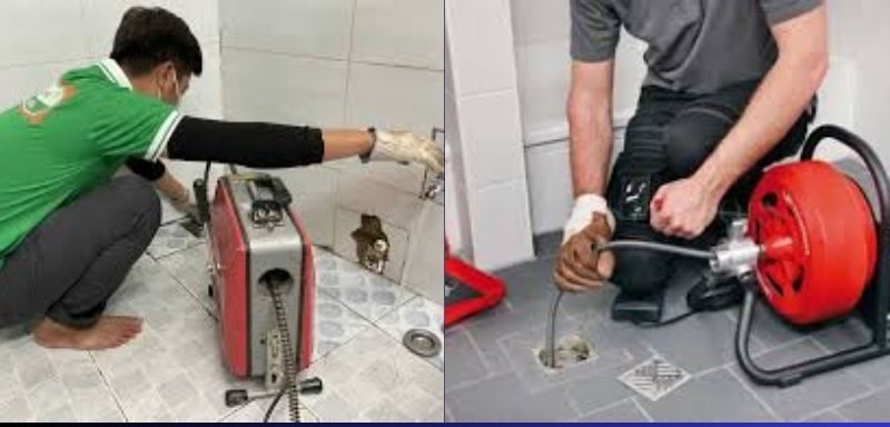 Dịch vụ thông cống toàn diện, kết hợp thông cống, hút hầm cầu