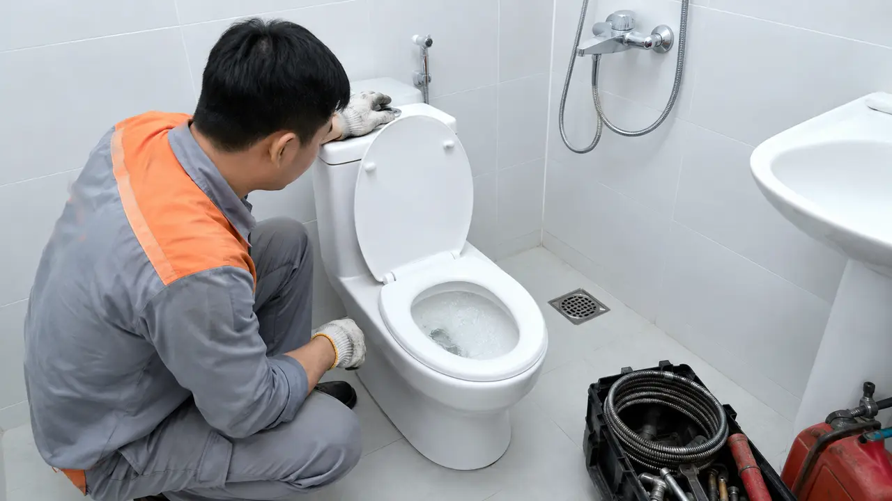 Kiểm tra khả năng xả và thoát nước trước khi bàn giao cho khách hàng. Kiểm tra khả năng xả và thoát nước trước khi bàn giao cho khách hàng.